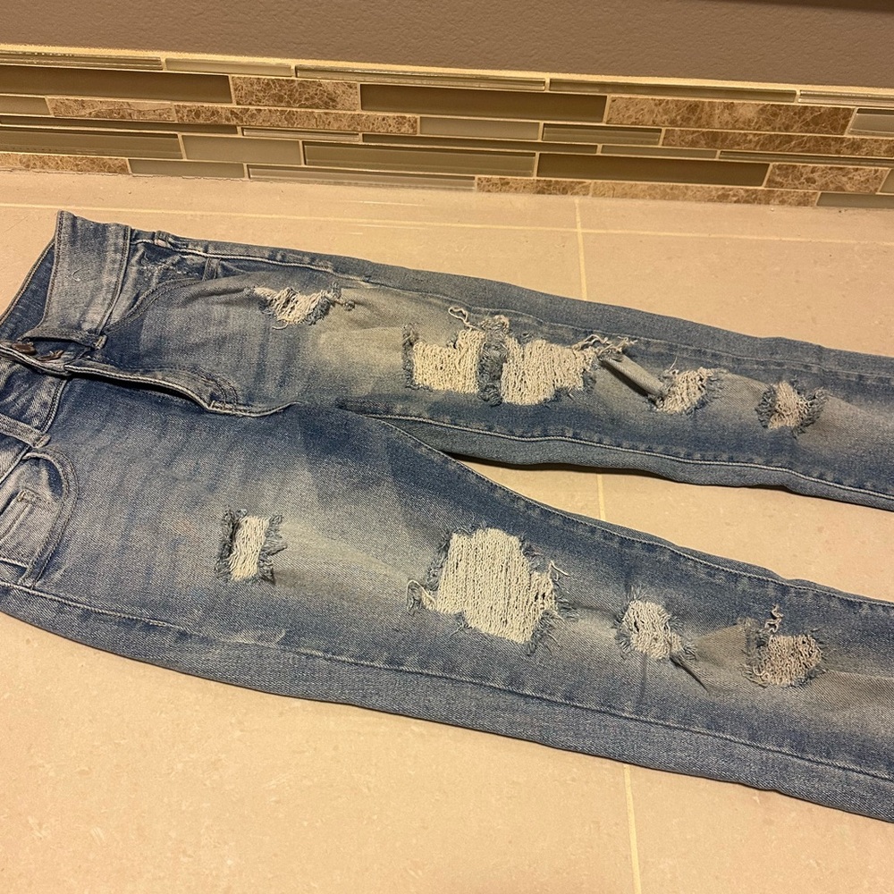Women’s KanCan Destructed Ankle Skinny Jeans